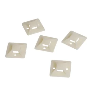 LogiLink KAB0043 Kabelbinder Acrylnitril-Butadien-Styrol (ABS) Elfenbein 100 Stück(e)