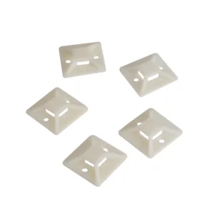 LogiLink KAB0044 Kabelbinderhalterung Beige ABS Synthetik 50 Stück(e)