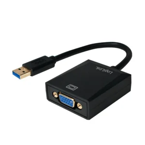 LogiLink UA0231 USB-Grafikadapter 1920 x 1080 Pixel Schwarz