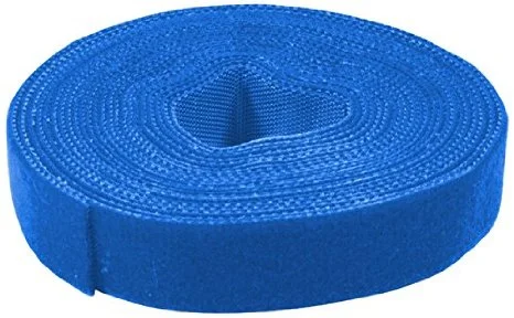 LogiLink KAB0053 Kabelbinder Velcro cable tie Velcro Blau 1 Stück(e)