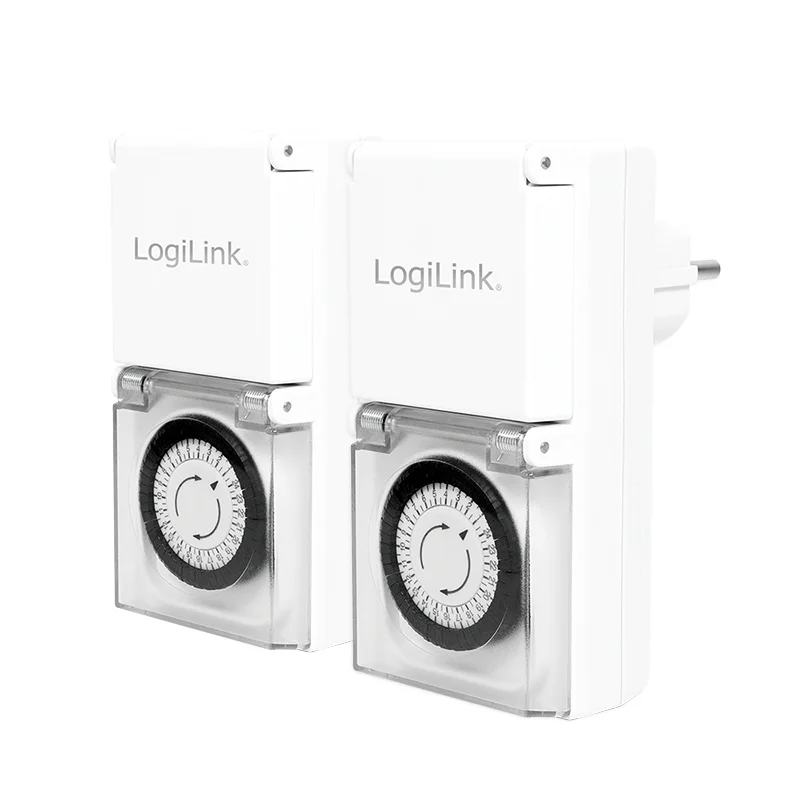 LogiLink ET0006A Elektrischer Timer Weiß Täglicher Timer