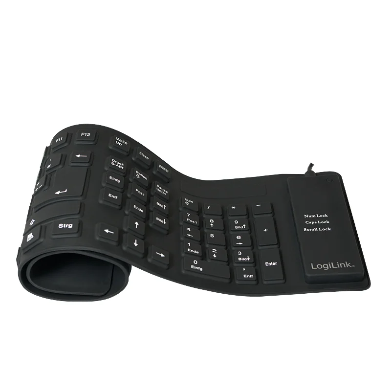 LogiLink ID0019A Tastatur Universal USB QWERTZ Deutsch Schwarz