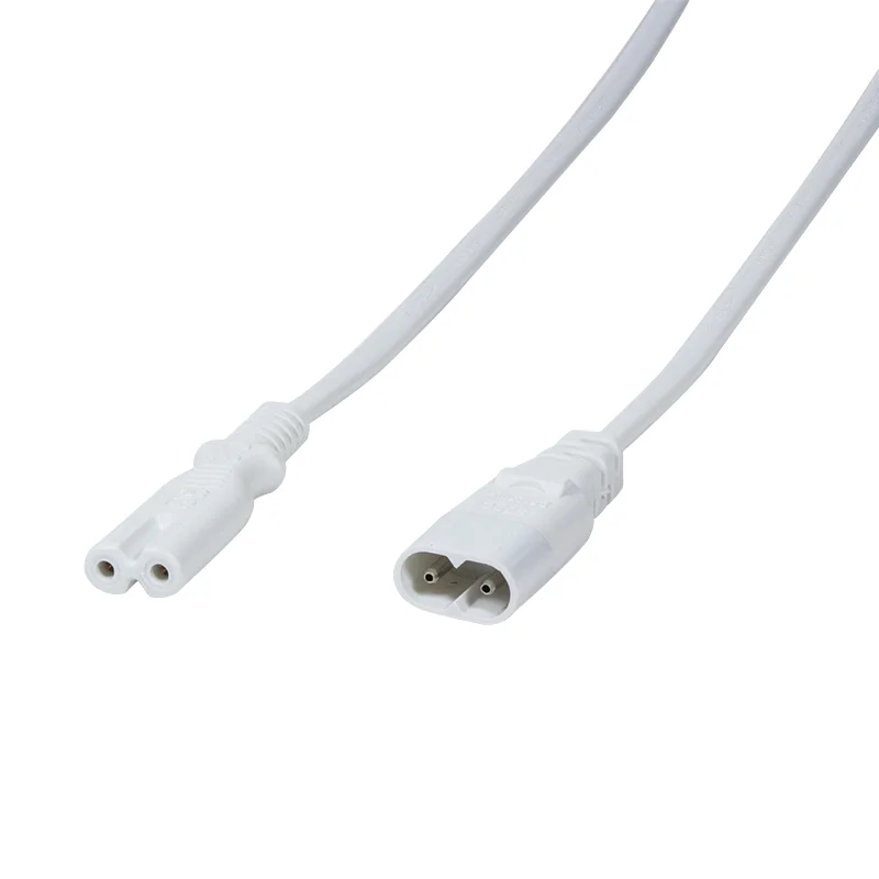 LogiLink 2m, IEC 60320-C8/IEC 60320-C7 Weiß C7-Koppler C8-Koppler
