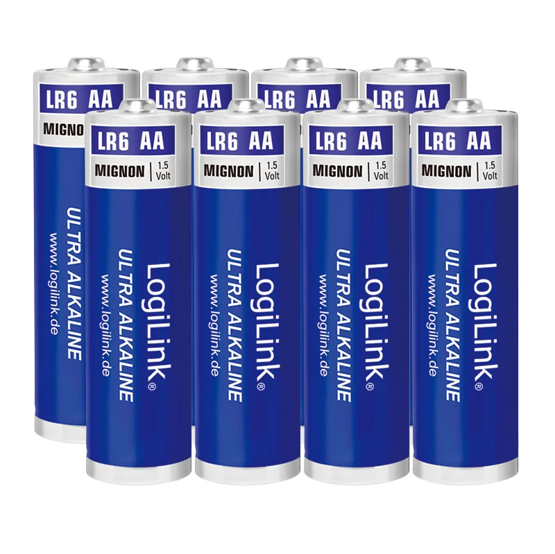 LogiLink LR6F8 Haushaltsbatterie Einwegbatterie AA Alkali