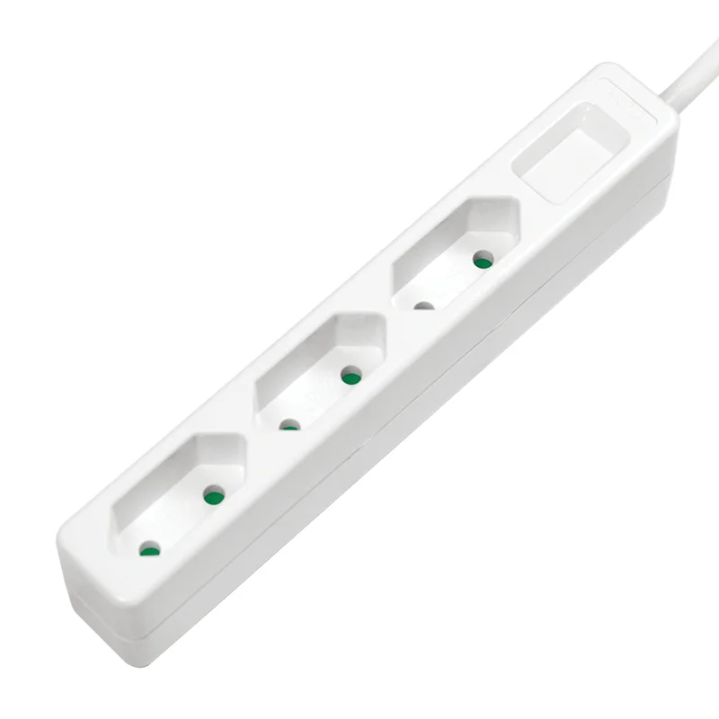 LogiLink LPS229 Verlängerungskabel 1,5 m 3 AC-Ausgänge Drinnen Weiß
