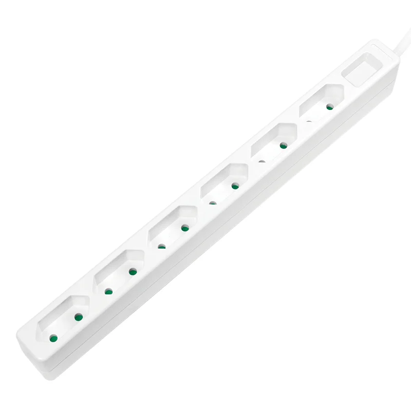 LogiLink LPS231 Verlängerungskabel 1,5 m 6 AC-Ausgänge Drinnen Weiß