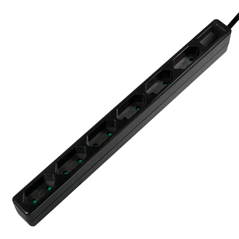 LogiLink LPS231B Verlängerungskabel 1,5 m 6 AC-Ausgänge Drinnen Schwarz