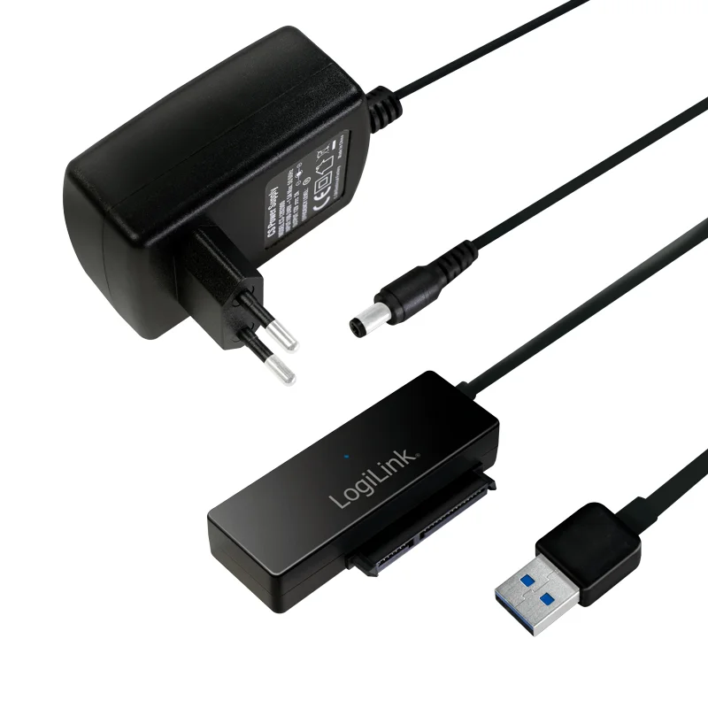 LogiLink AU0050 Speicherlaufwerk-Docking-Station USB 3.2 Gen 1 (3.1 Gen 1) Type-A Schwarz