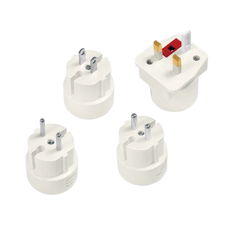 LogiLink PA0186 Netzstecker-Adapter Weiß