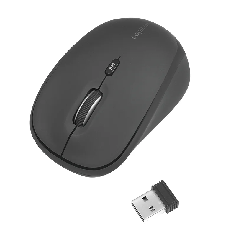 LogiLink ID0193 Maus Büro rechts RF Wireless Optisch 1600 DPI