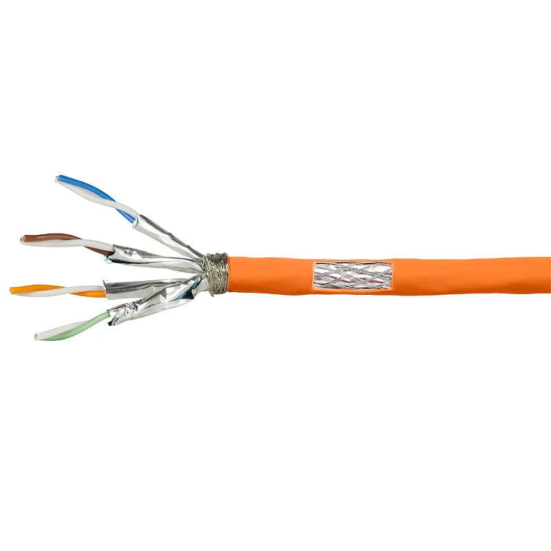 LogiLink CPV0060 Netzwerkkabel Orange 100 m Cat7 S/FTP (S-STP)