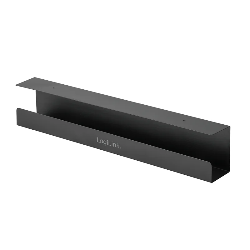 LogiLink KAB0070 Kabel-Organizer Tisch/Bank Kabelrinne Schwarz 1 Stück(e)