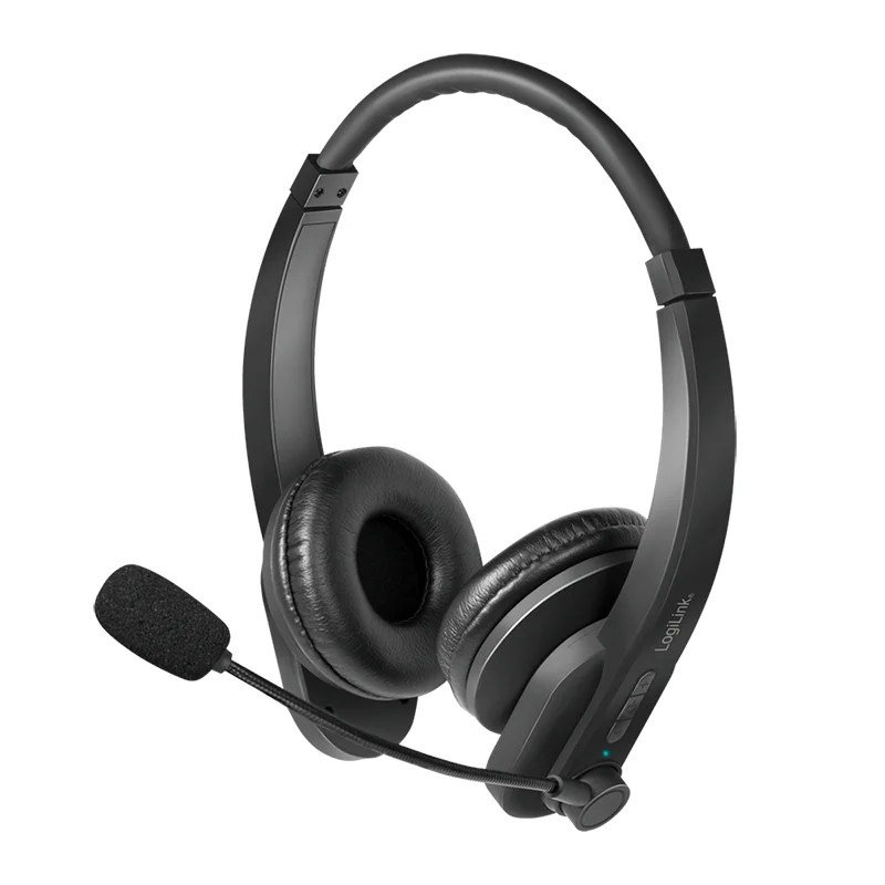LogiLink BT0060 Kopfhörer & Headset Kabellos Kopfband Büro/Callcenter Bluetooth Schwarz