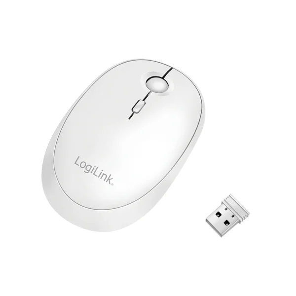 LogiLink ID0205 Maus Büro Beidhändig RF Wireless + Bluetooth 1600 DPI