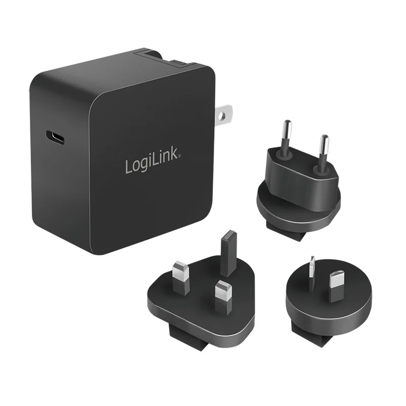 LogiLink PA0302 Ladegerät für Mobilgeräte Universal Schwarz AC Schnellladung Drinnen