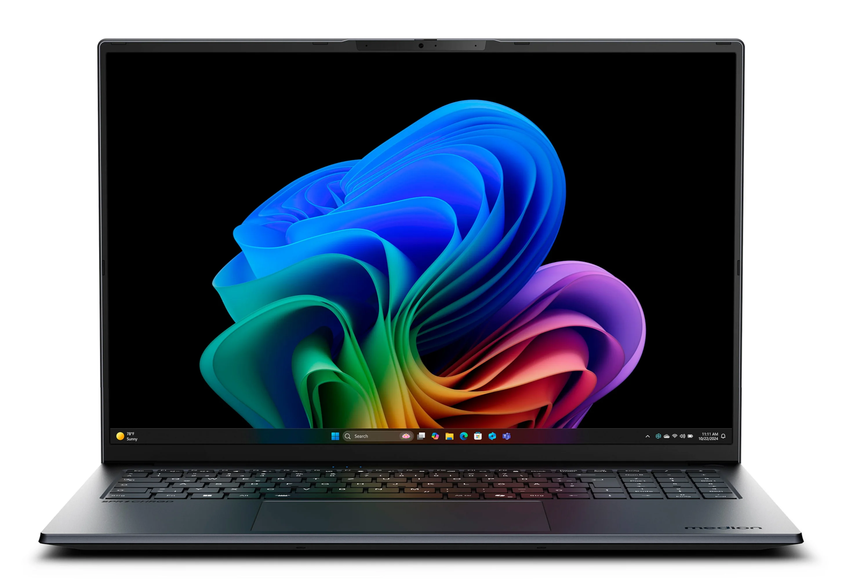 MEDION SPRCHRGD 16 S1 OLED; Copilot+ PC Intel Core Ultra 7 258V Laptop 40,6 cm (16") 2.8K 32 GB LPDDR5x-SDRAM 1 TB SSD Wi-Fi 7 (802.11be) Windows 11 Home Grau