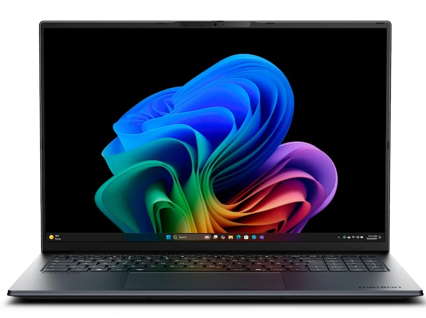MEDION The Touch 300 SPRCHRGD 16 S1 Intel Core Ultra 5 228V Laptop 40,6 cm (16") 2.8K 32 GB LPDDR5-SDRAM 512 GB SSD Wi-Fi 7 (802.11be) Windows 11 Home Grau