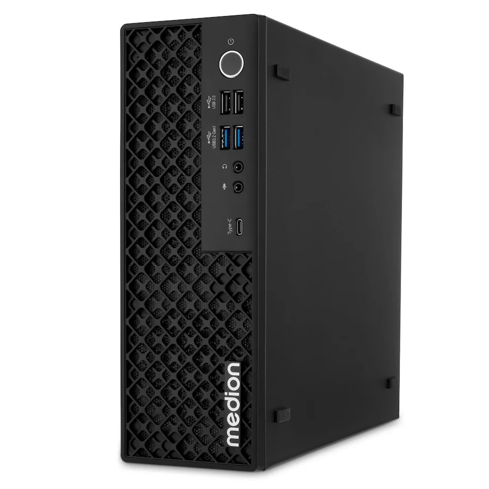 MEDION Picoworx T80 III Copilot+ PC Intel Core Ultra 7 256V 16 GB LPDDR5x-SDRAM 1 TB SSD Windows 11 Home Mini PC Mini-PC Schwarz