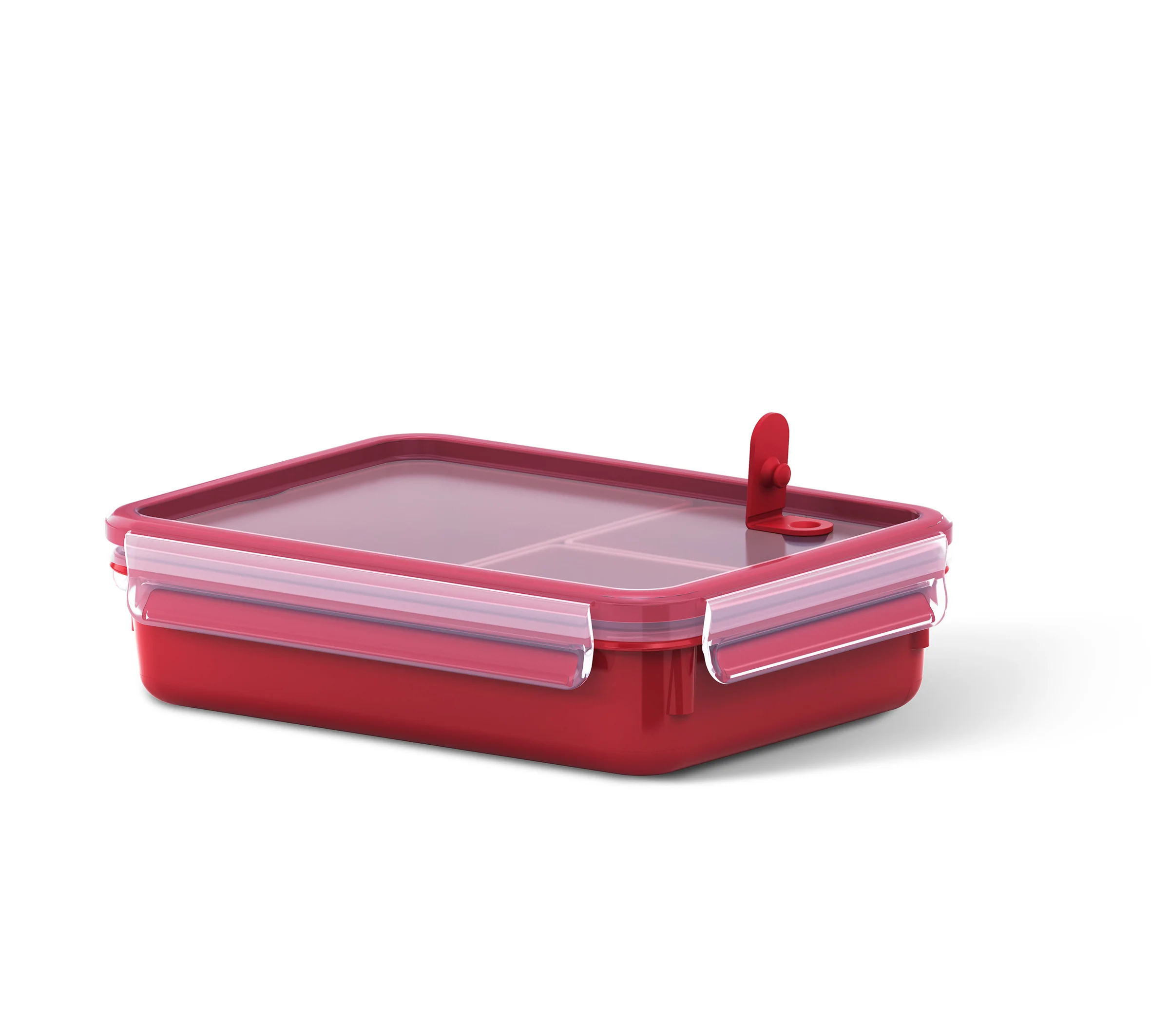 Tefal K31024 Brotdose Rot, Transparent