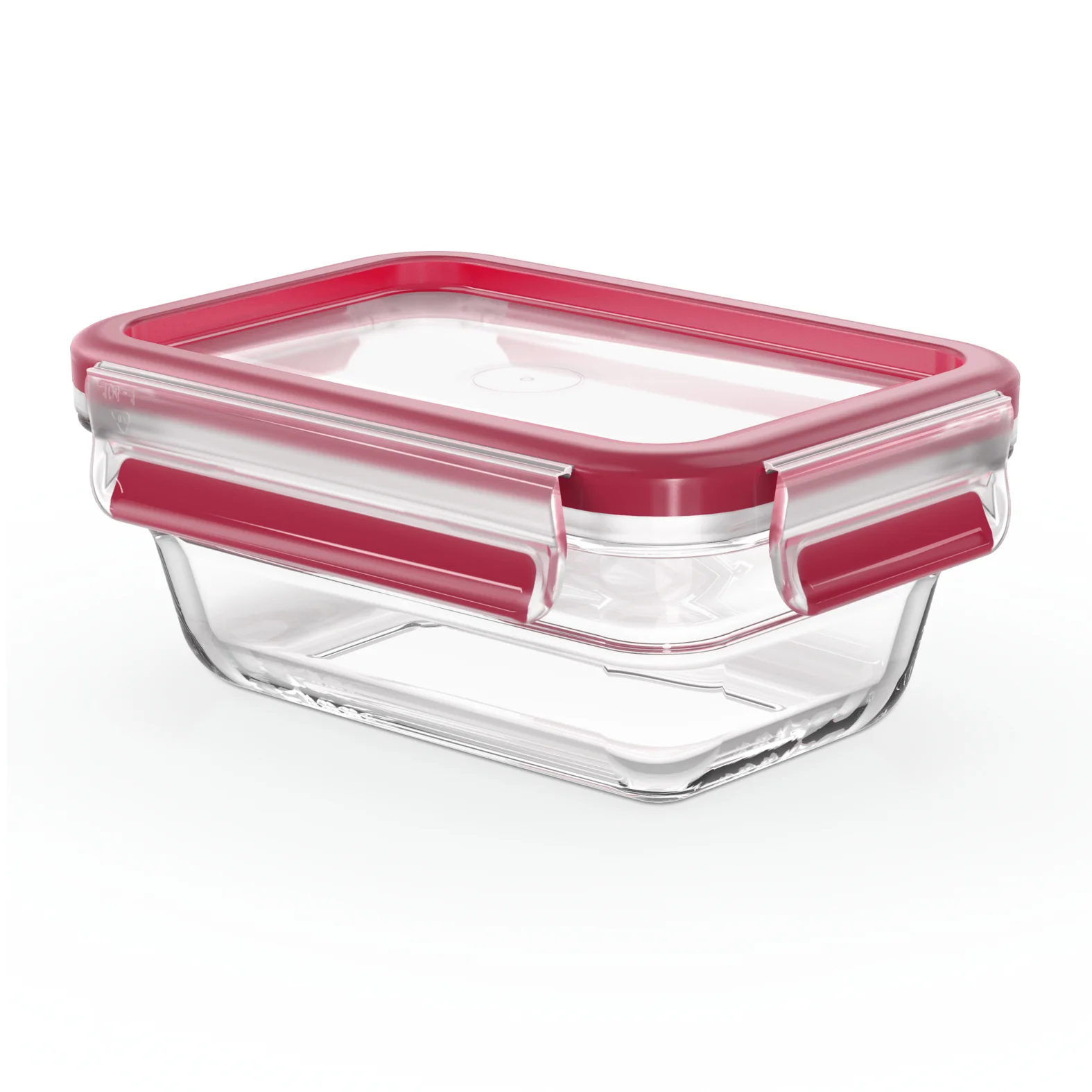Tefal MasterSeal N10405 Rechteckig Box 0,45 l Transparent, Rot 1 Stück(e)
