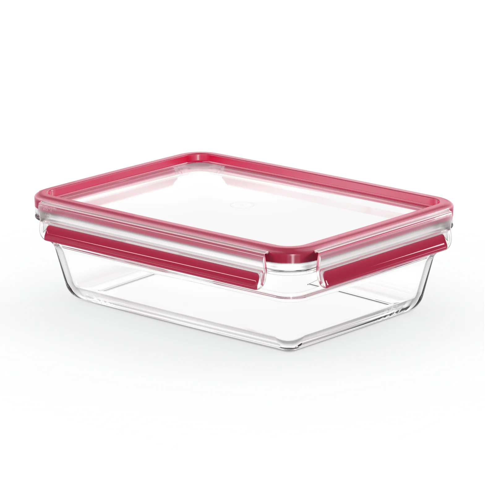Tefal MasterSeal N10411 Rechteckig Box 2 l Transparent, Rot 1 Stück(e)