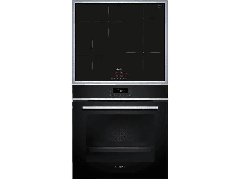 SIEMENS PQ613PIAA Backofen: iQ300; Kochfeld: iQ300, Backofenset (Induktionskochfeld, A+, 71 l)