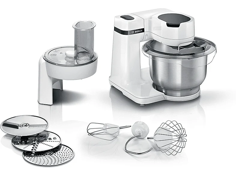 BOSCH MUMS2EW01 Serie 2 Küchenmaschine White (Rührschüsselkapazität: 3,8 l, 700 Watt)