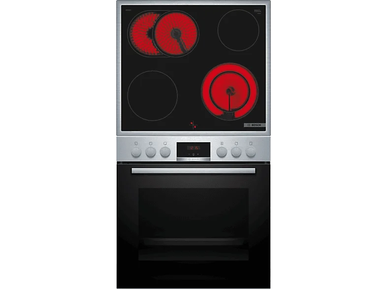 BOSCH HND411LS67 Serie 4, Einbauherdset (Glaskeramikkochfeld, A+, 71 l)