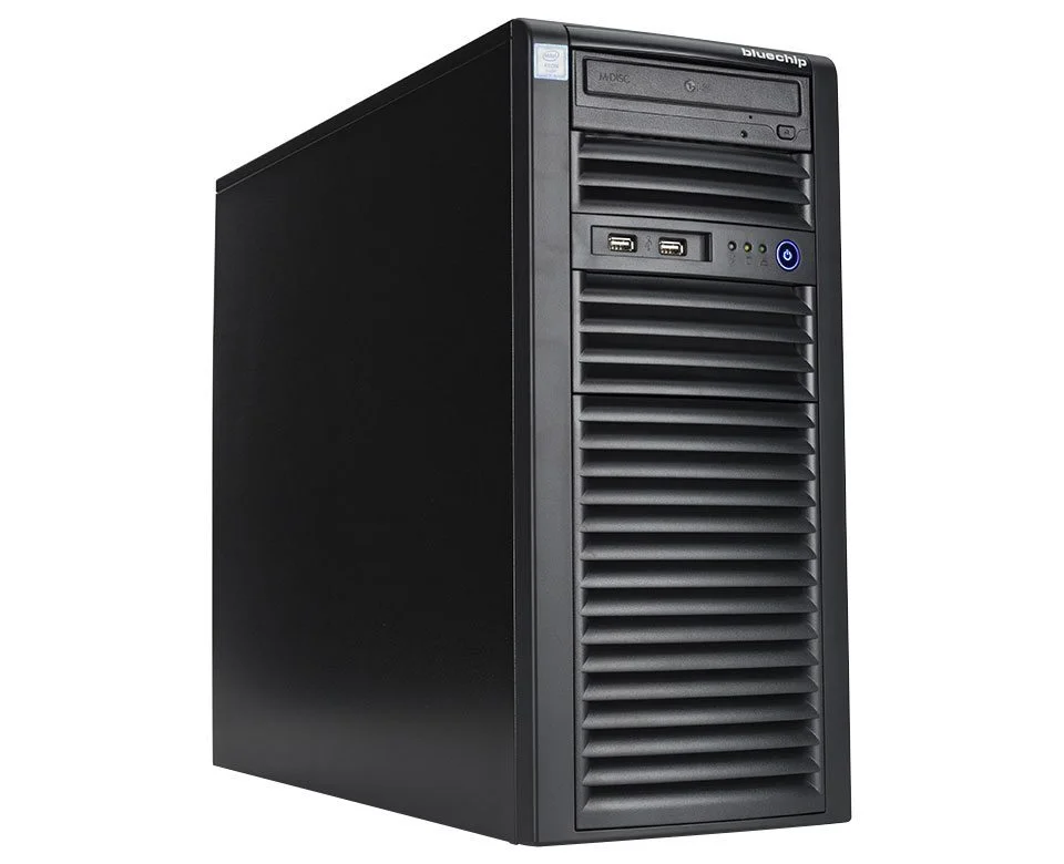 bluechip SERVERline T40320s Tower, Intel® Xeon® Silver 4410Y Prozessor / bis zu 3.90 GHz, 32 GB DDR5, 2 x 960 GB SSD, 2 x RJ45 (10 Gb/s)