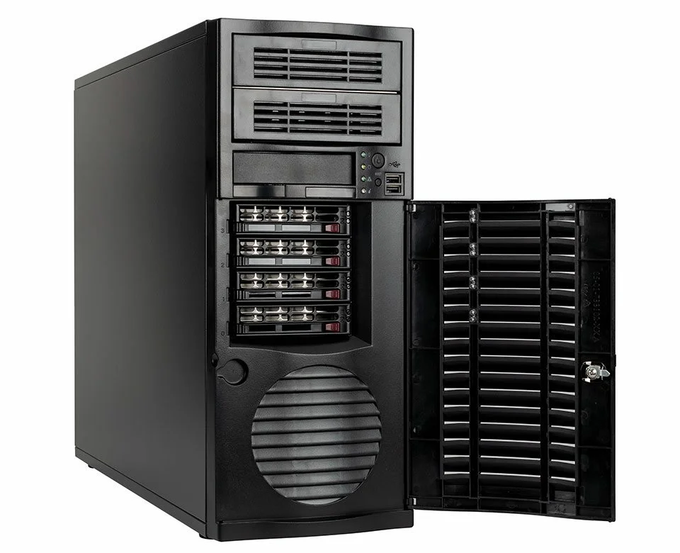 bluechip SERVERline T40334r Server 1,92 TB Tower Intel Xeon 6 6511P 2,3 GHz 16 GB DDR5-SDRAM 668 W