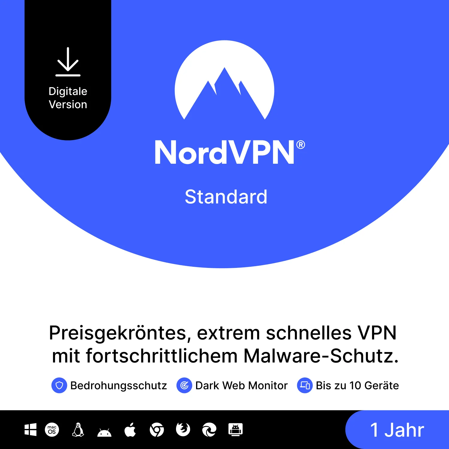 NordVPN Standard 1 Jahr(e)