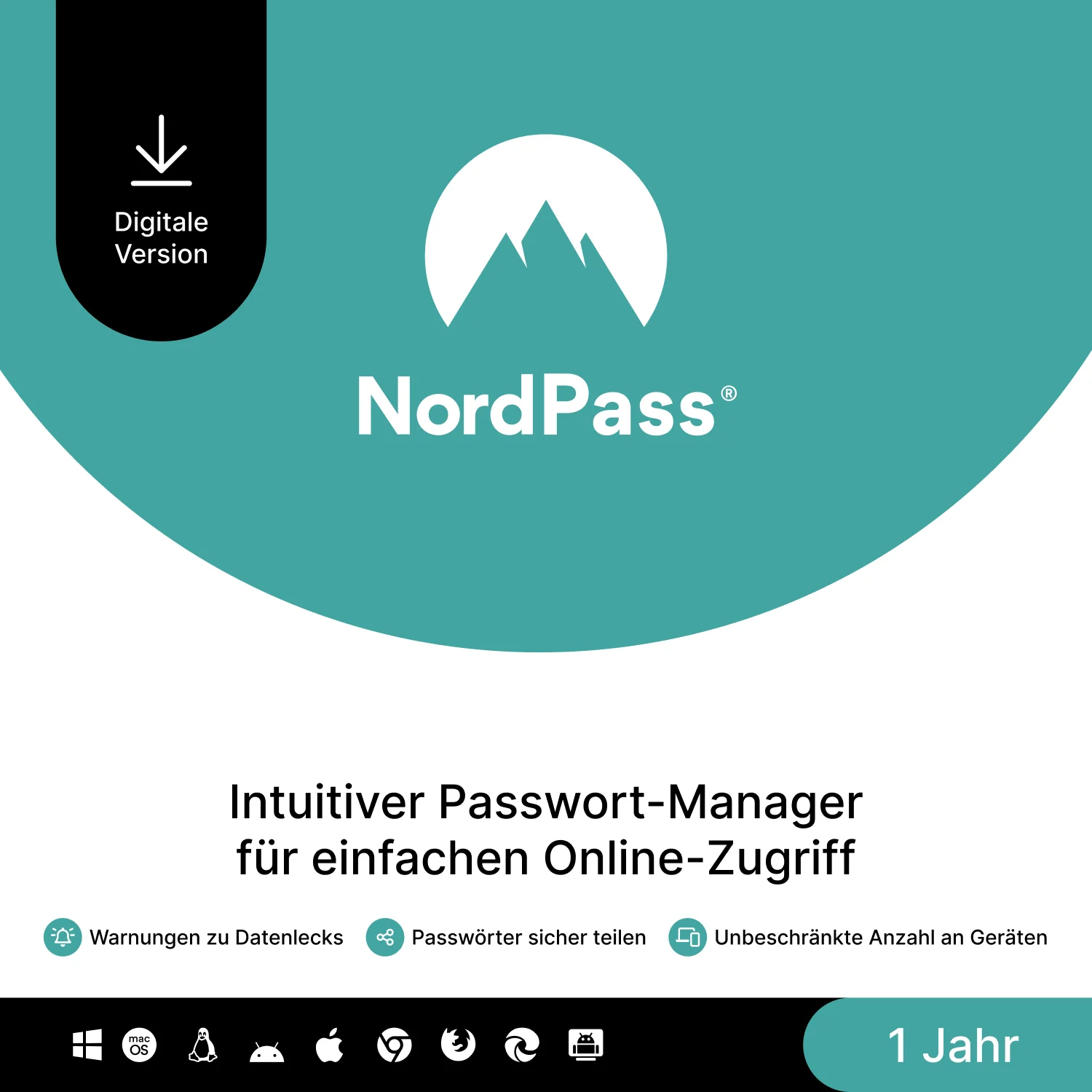 NordPass 1 Jahr(e)