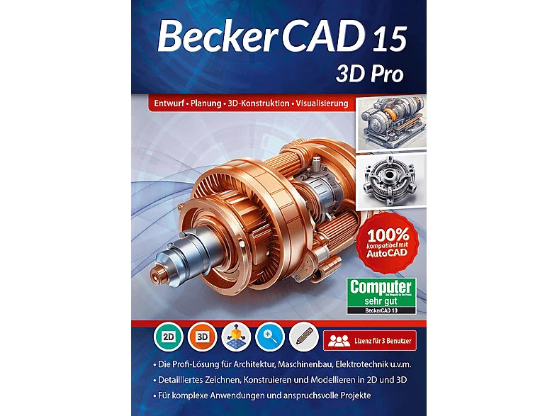 Markt+Technik BeckerCAD 15 - 3D Pro