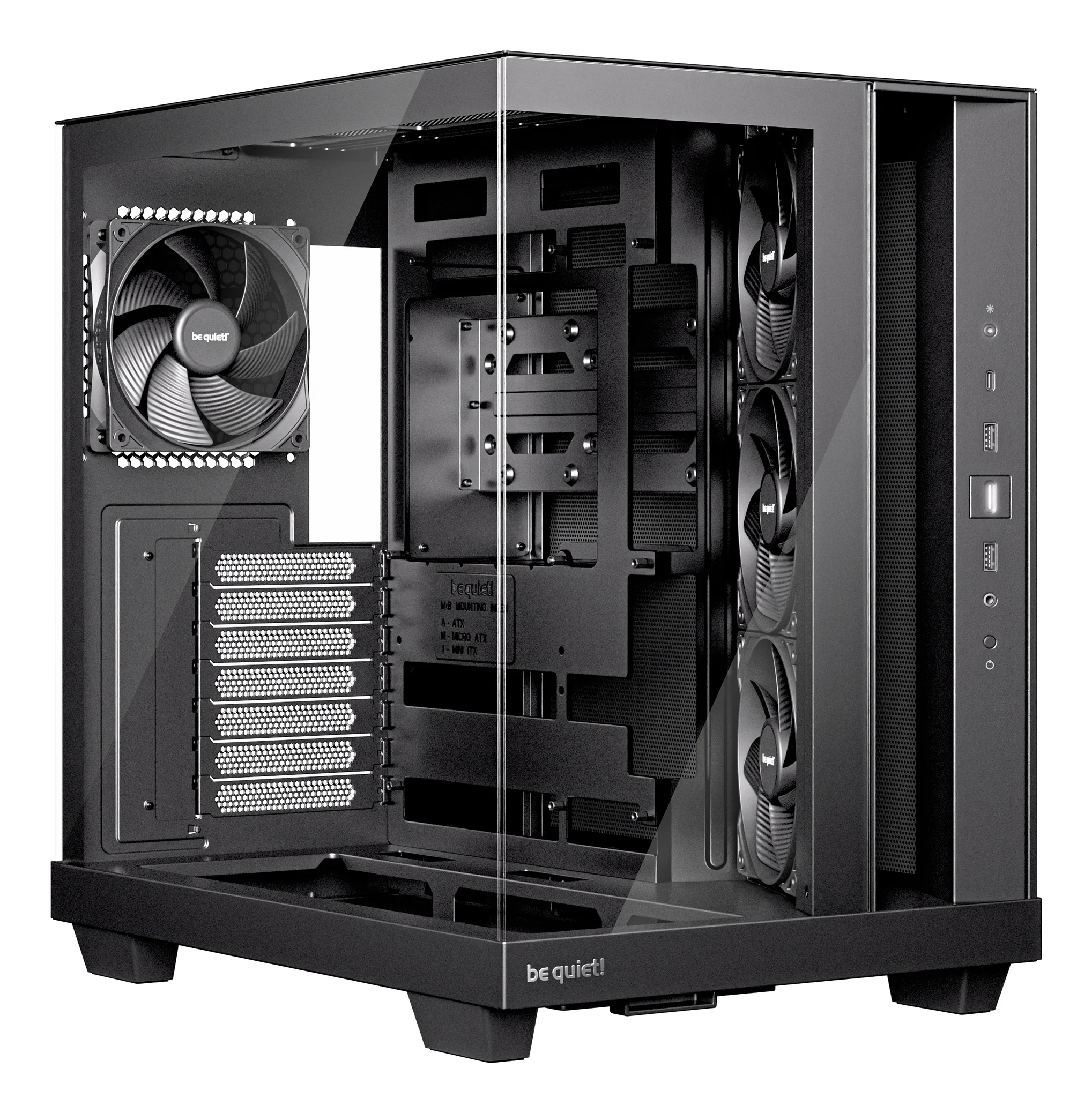 be quiet! Light Base 500 Midi Tower Schwarz