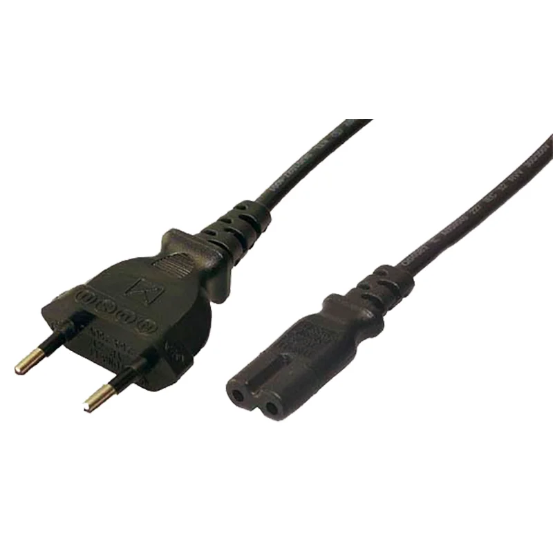 LogiLink CP092 Stromkabel Schwarz 1,8 m Netzstecker Typ C C8-Koppler
