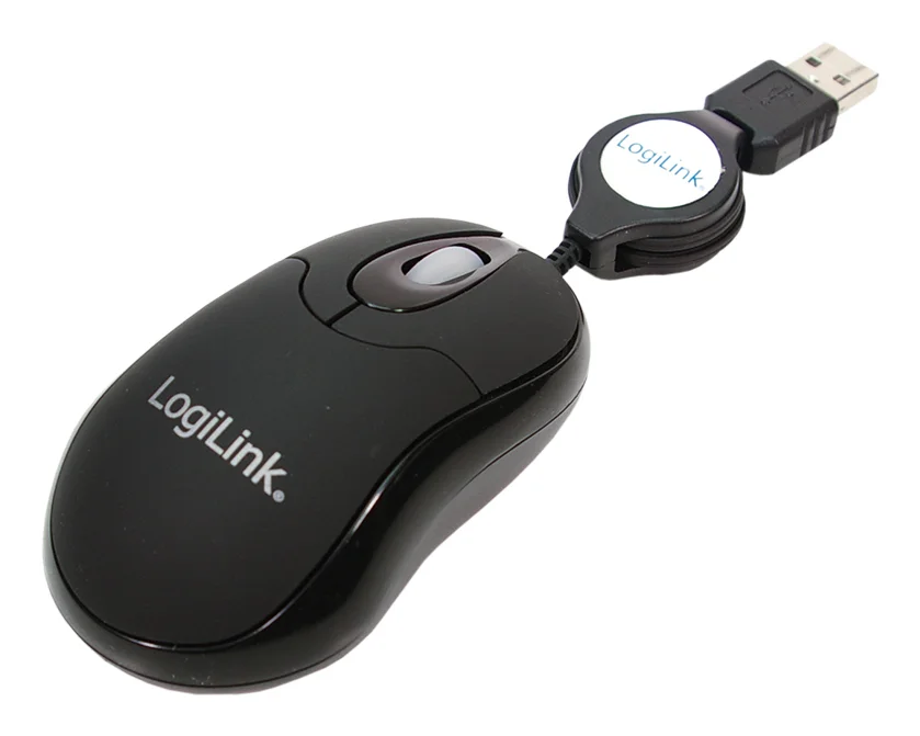 LogiLink ID0016 Maus Büro Beidhändig USB Typ-A Optisch 800 DPI