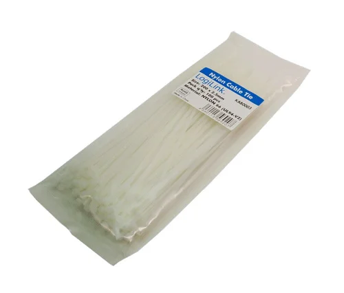 LogiLink KAB0003 Kabelbinder Nylon Weiß