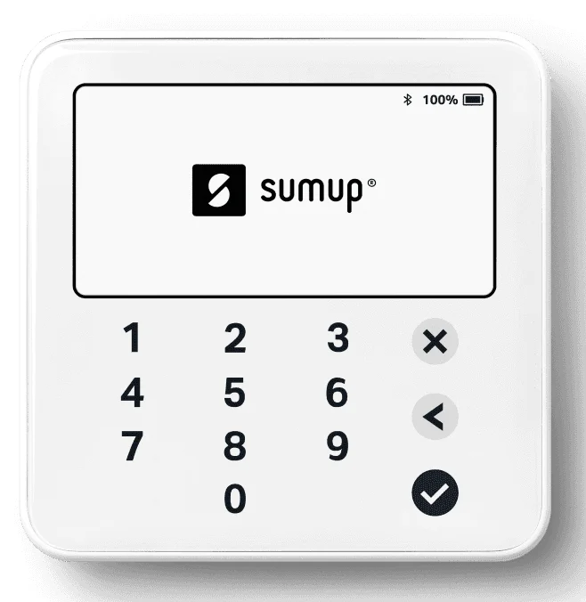 SumUp Solo Lite Smart-Card-Lesegerät Akku Bluetooth Weiß