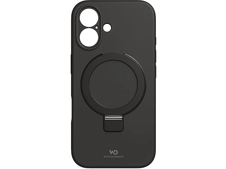 WHITE DIAMONDS Mag Urban Stand Case, Backcover, Apple, Apple iPhone 16, Schwarz