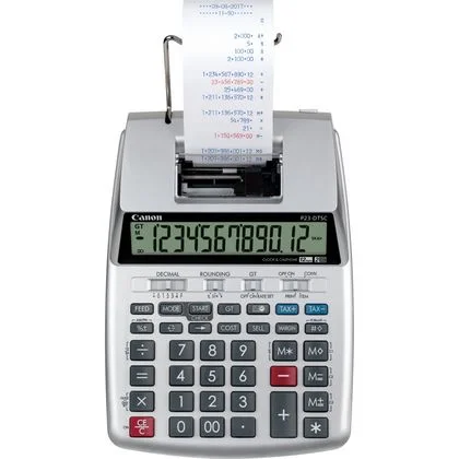 Canon P23-DTSC Taschenrechner Desktop Druckrechner Silber