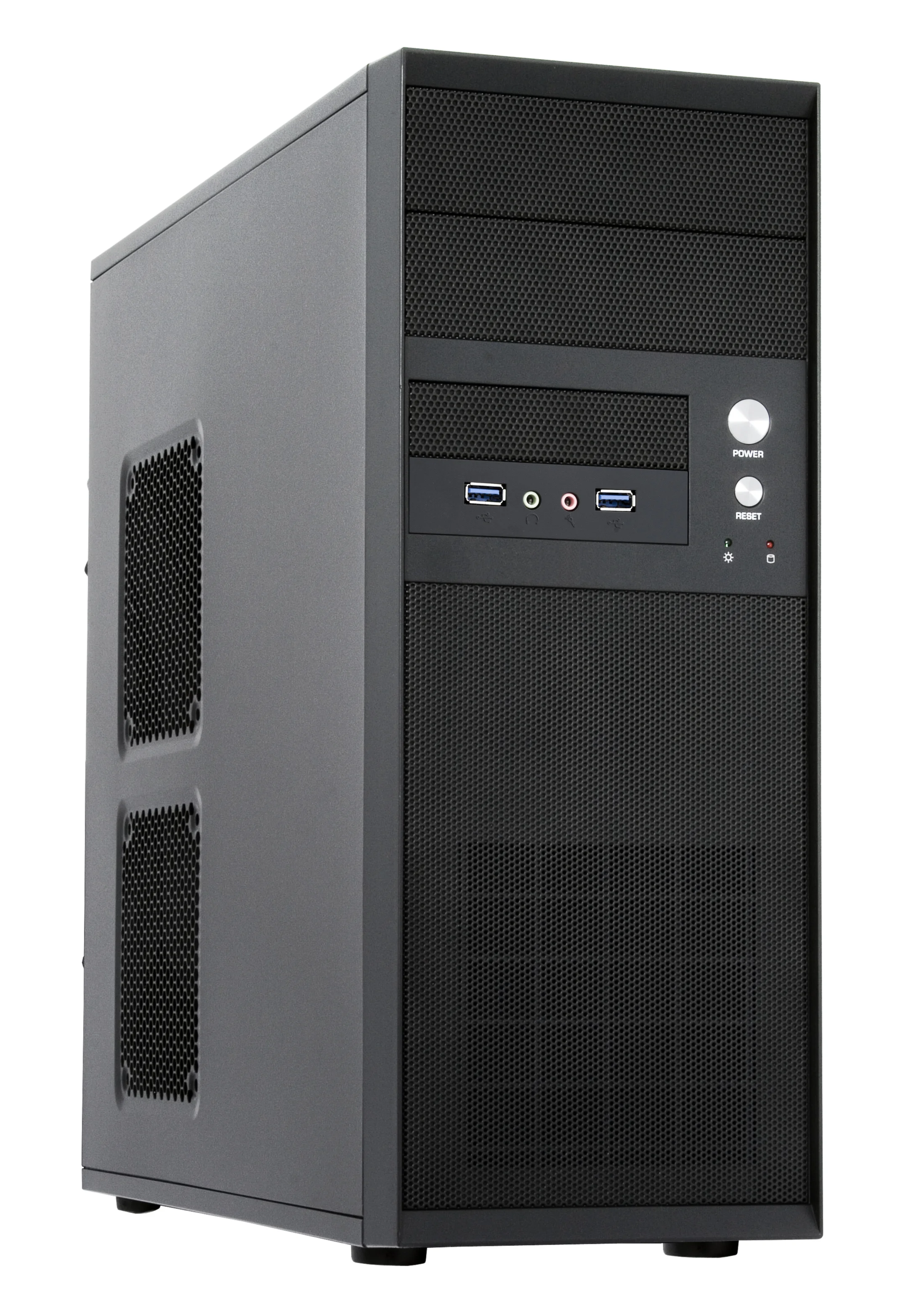 Chieftec CQ-01B-U3-OP Computer-Gehäuse Midi Tower Schwarz