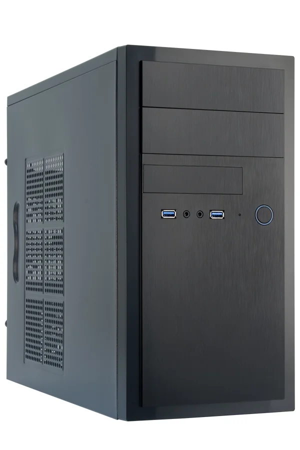 Chieftec HT-01B-OP Computer-Gehäuse Mini Tower Schwarz