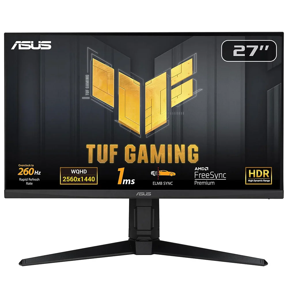 ASUS TUF Gaming VG27AQML1A Computerbildschirm 68,6 cm (27") 2560 x 1440 Pixel Wide Quad HD LCD Schwarz