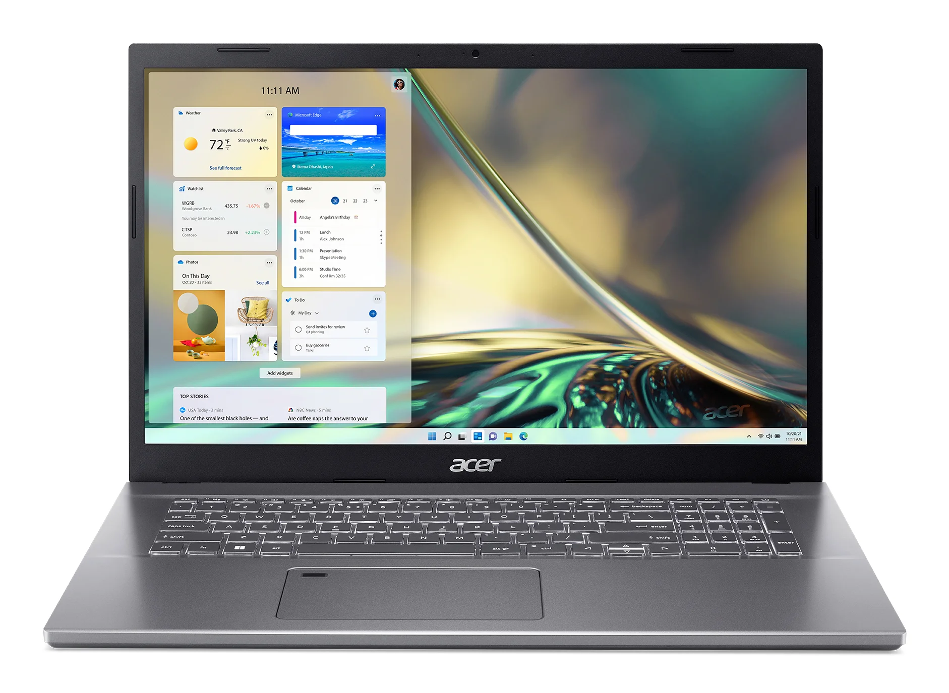 Acer Aspire 5 A517-53G-76EE Intel® Core™ i7 i7-1260P Laptop 43,9 cm (17.3") Full HD 16 GB DDR4-SDRAM 512 GB SSD NVIDIA GeForce RTX 2050 Wi-Fi 6 (802.11ax) Windows 11 Home Grau