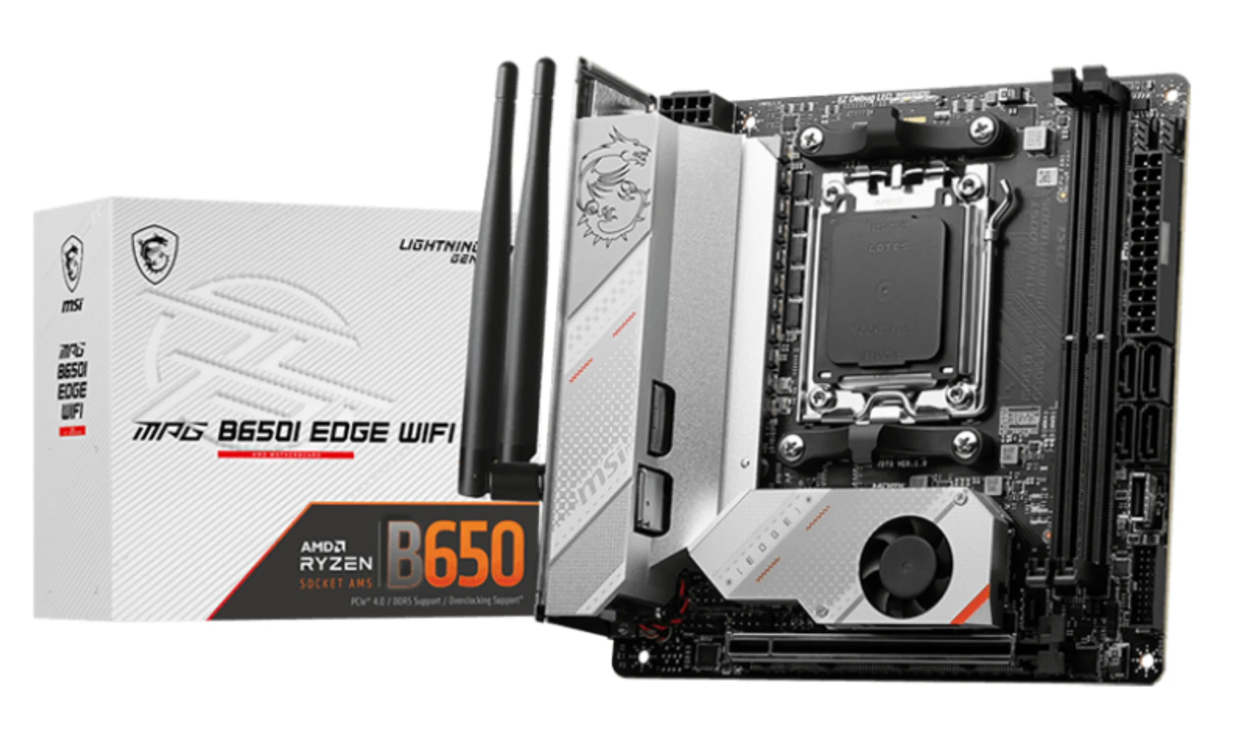MSI MPG B650I EDGE WIFI Motherboard AMD B650 Sockel AM5 mini ITX