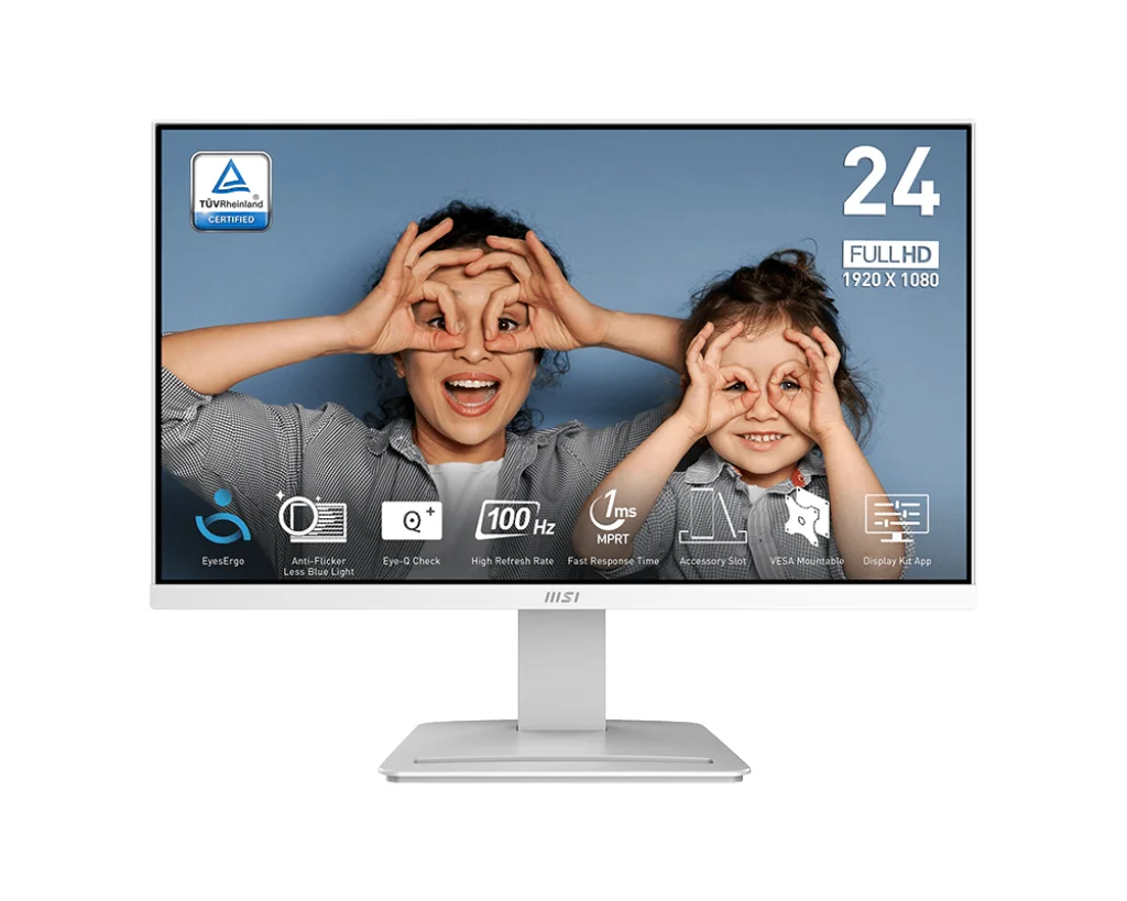MSI Pro MP2412WDE Computerbildschirm 60,5 cm (23.8") 1920 x 1080 Pixel Full HD LCD Weiß