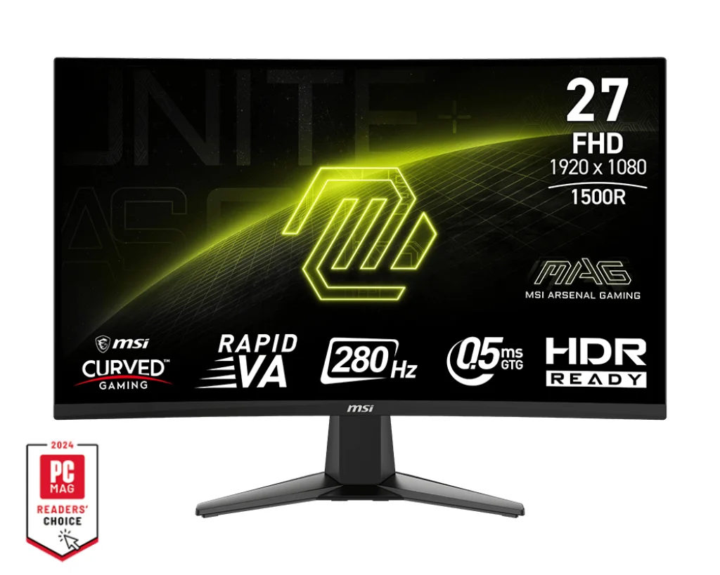 MSI MAG 276CXF Computerbildschirm 68,6 cm (27") 1920 x 1080 Pixel Full HD LCD Schwarz