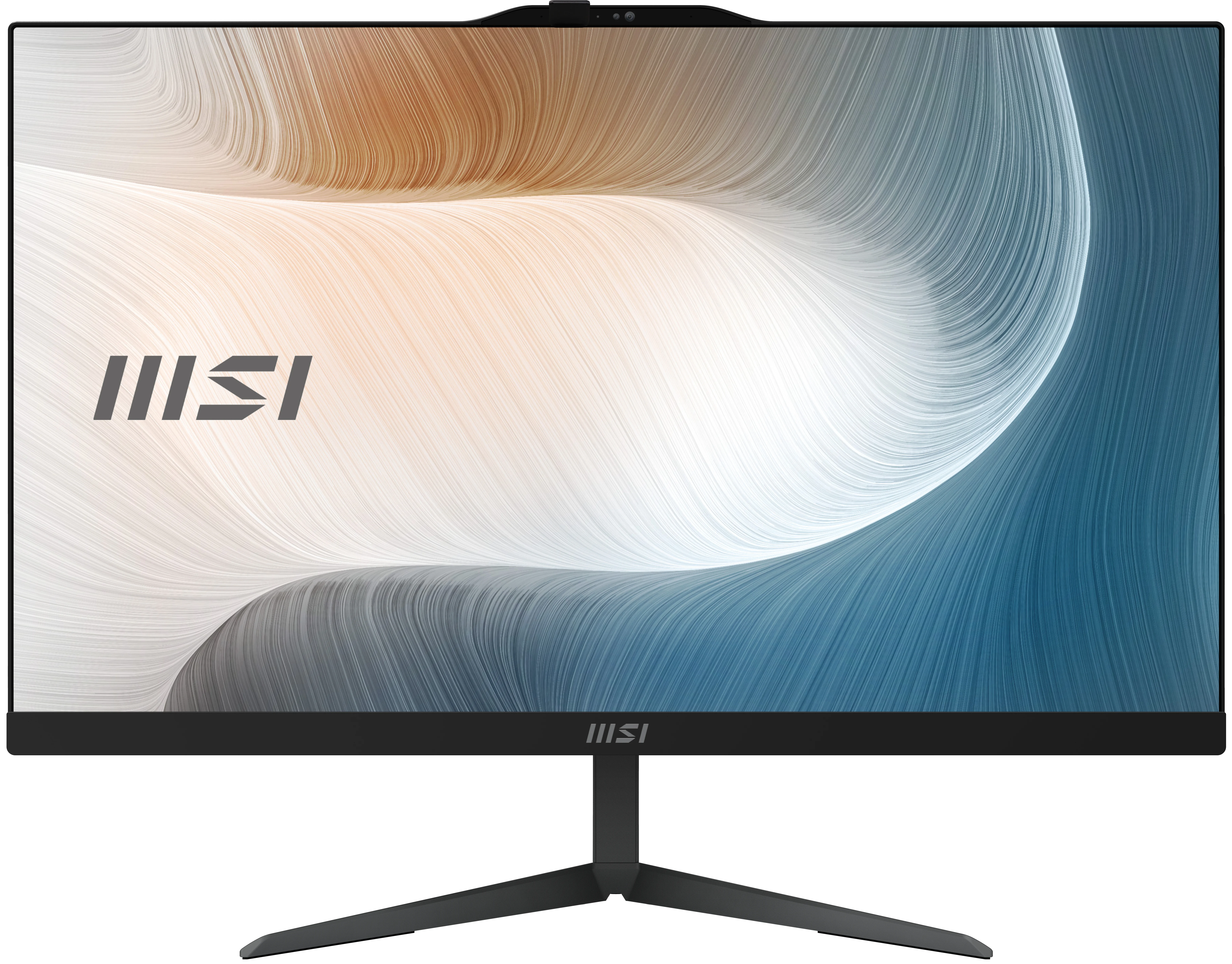 MSI Modern AM242P 1M-1204DE Intel Core 3 100U 60,5 cm (23.8") 1920 x 1080 Pixel All-in-One-PC 16 GB DDR5-SDRAM 256 GB SSD Windows 11 Pro Wi-Fi 6E (802.11ax) Schwarz