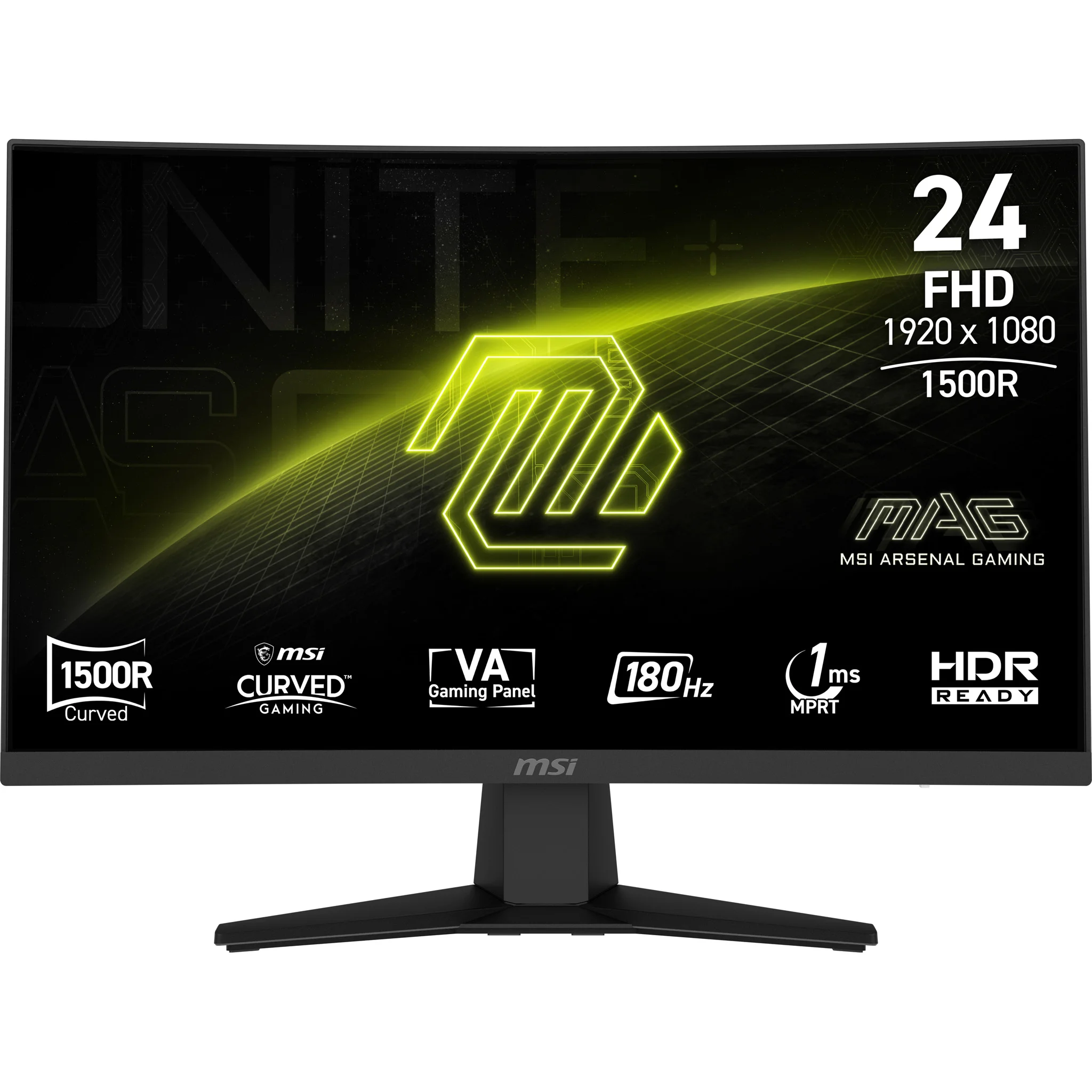MSI MAG 244CDE Computerbildschirm 59,9 cm (23.6") 1920 x 1080 Pixel Full HD LCD Schwarz