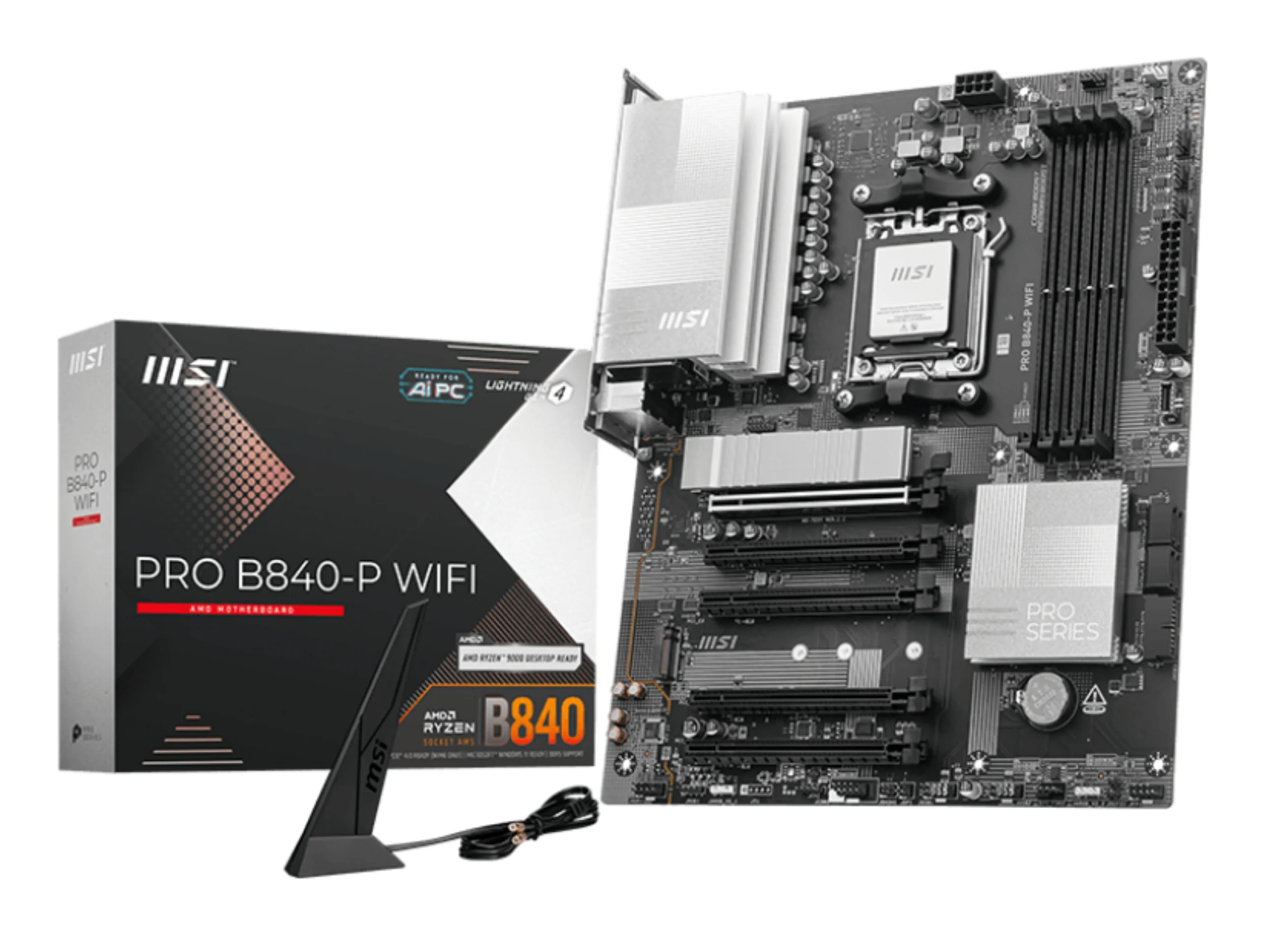 MSI PRO B840-P WIFI Motherboard AMD B840 Sockel AM5 ATX